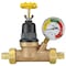 Apollo 3/4 in. Bronze Double Union PEX-A Barb Water Pressure Regulator with Gauge EPXPRV34WG - alternate 1